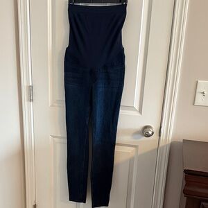 Maternity SPANX Women's Skinny Jeans - Dark Blue